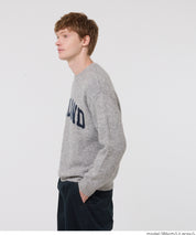 男裝馬海毛風格LOGO針織毛衣