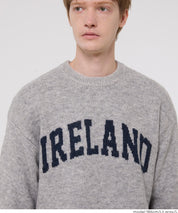 男裝馬海毛風格LOGO針織毛衣