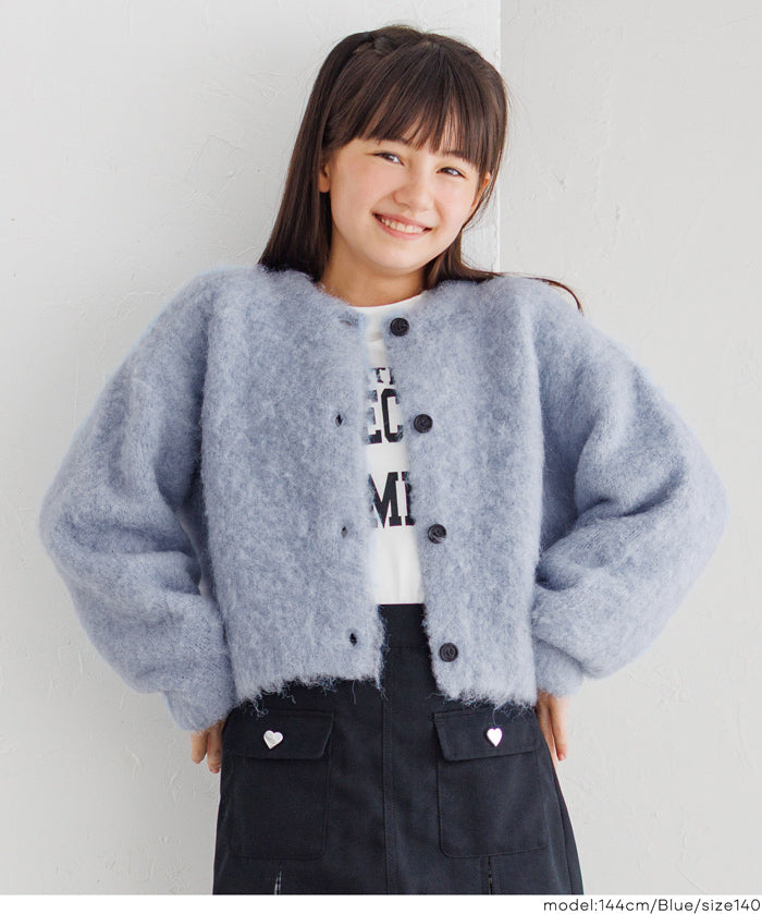 童裝圈圈紗羊毛日系圓領衫 親子裝