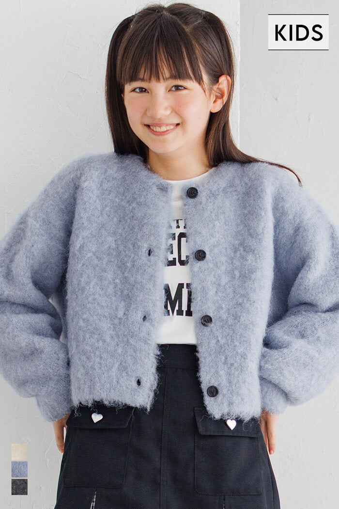 童裝圈圈紗羊毛日系圓領衫 親子裝