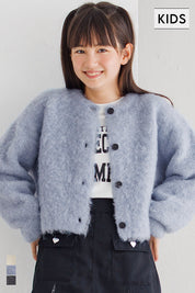 童裝圈圈紗羊毛日系圓領衫 親子裝