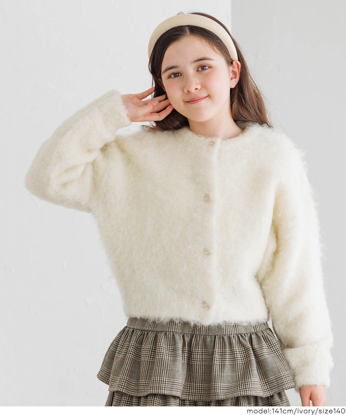 童裝圈圈紗羊毛日系圓領衫 親子裝