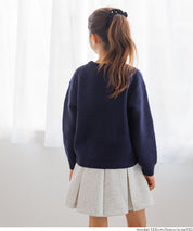 童裝英字LOGO圓領長袖毛衣 親子裝