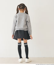 童裝大學風英字LOGO圓領毛衣 親子裝