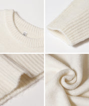 童裝大學風英字LOGO圓領毛衣 親子裝