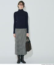 可機洗柔軟針織高領上衣