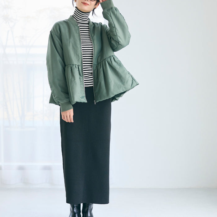 可機洗柔軟針織高領上衣