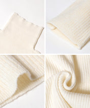 可機洗柔軟針織高領上衣