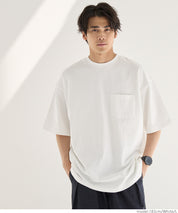 【重磅棉】口袋寬鬆短袖T恤 T-shirt 上衣 男女共用
