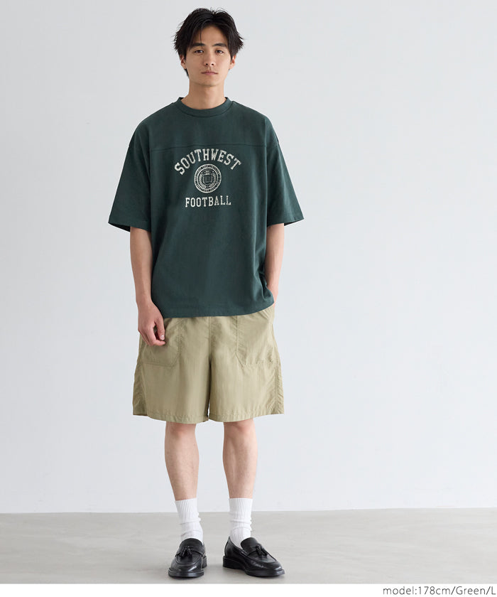 【重磅棉】男裝單色短袖上衣