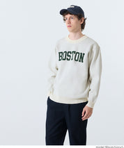 男裝英字LOGO長袖針織上衣 男女通用