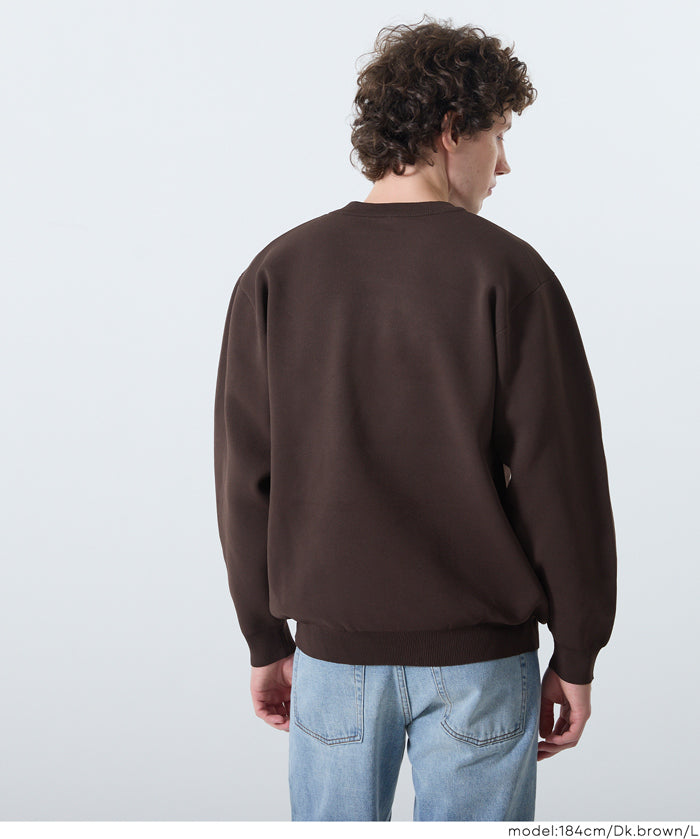 男裝英字LOGO長袖針織上衣 男女通用