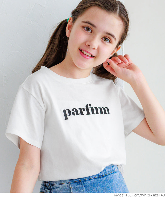童裝後背簍空愛心短袖上衣 T-shirt