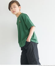 童裝刺繡短LOGO袖T恤 T-shirt