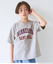 童裝英字LOGO短袖上衣 Tee