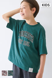 童裝英字LOGO短袖上衣 Tee