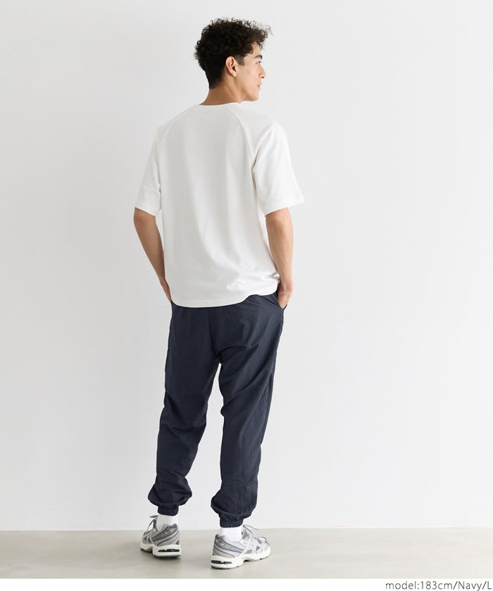 男裝輕量尼龍工裝長褲