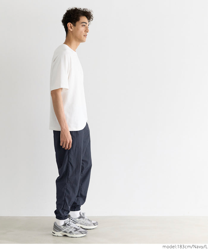男裝輕量尼龍工裝長褲