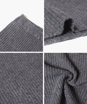 【可配套】軟糯絨感顯瘦螺紋針織迷你裙