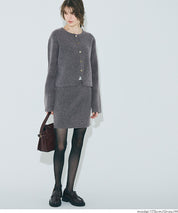 【可配套】軟糯絨感顯瘦螺紋針織迷你裙