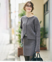 【可配套】軟糯絨感顯瘦螺紋針織迷你裙