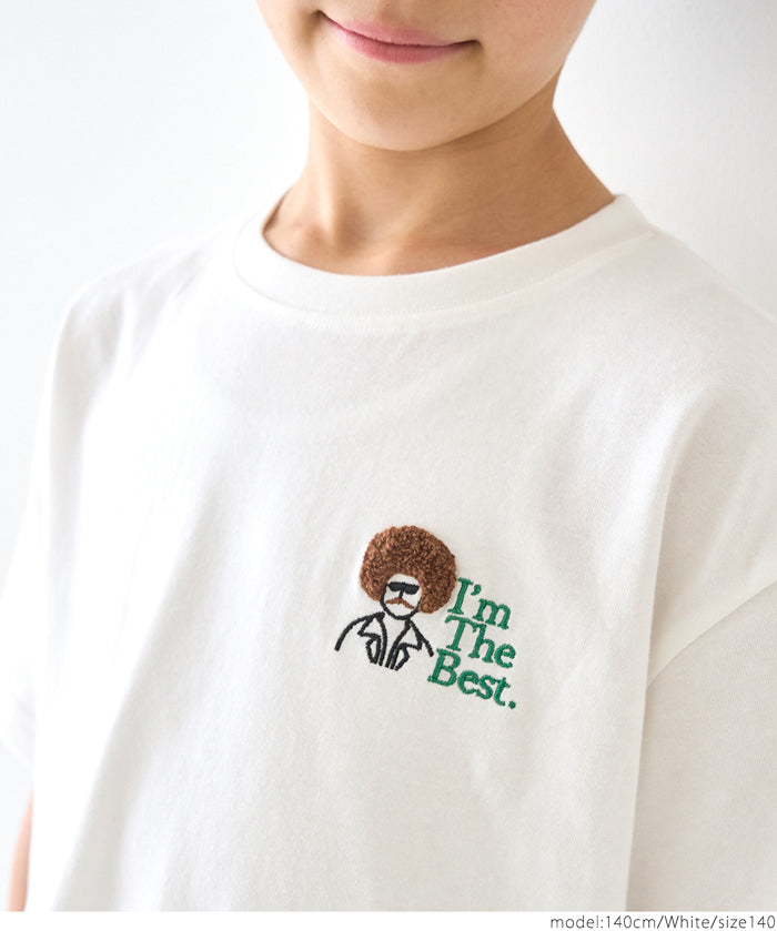 童裝元氣印花LOGO短袖上衣 T-shirt