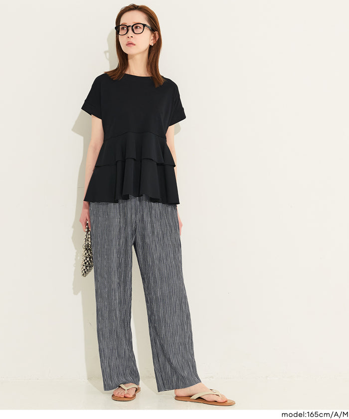 【可剪裁】常規版水波紋薄款休閒褲