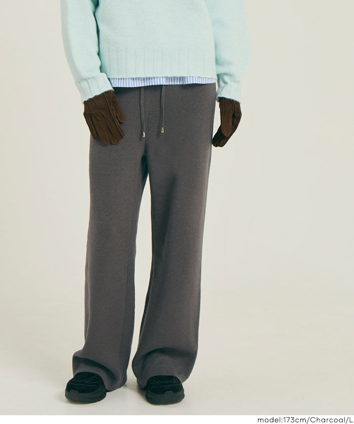 【保暖內刷毛】加厚針織休閒褲