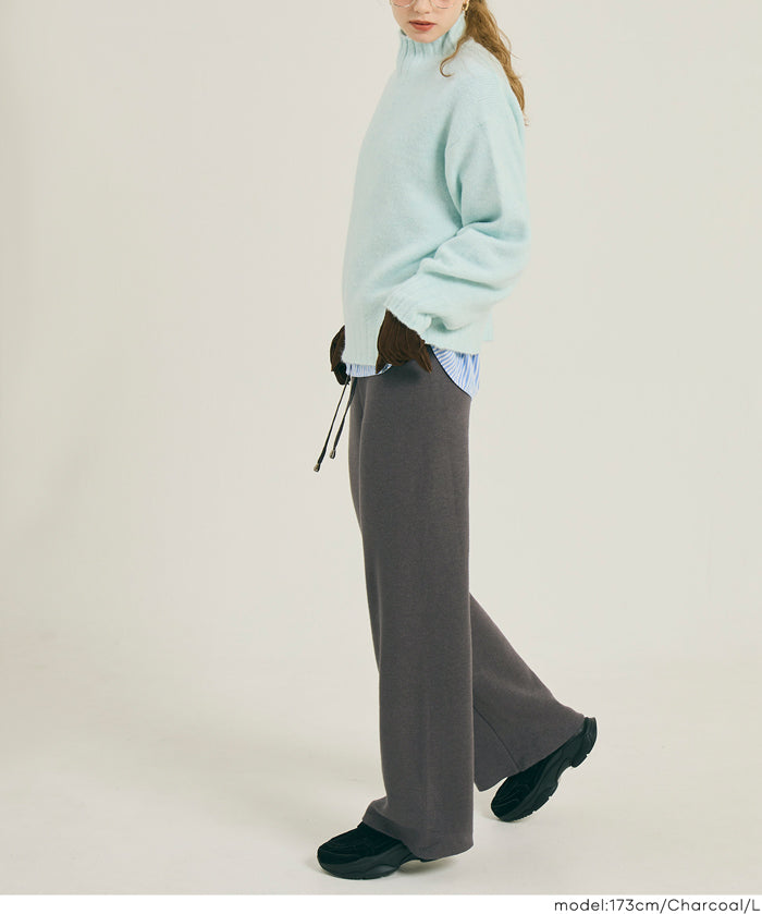 【保暖內刷毛】加厚針織休閒褲