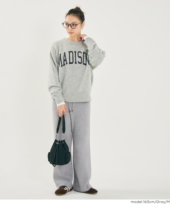 【保暖內刷毛】加厚針織休閒褲