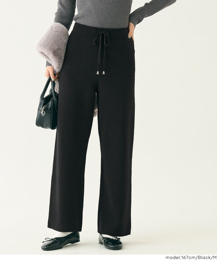 【保暖內刷毛】加厚針織休閒褲