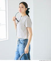 棉質純色箱型剪裁短袖上衣(U.S. COTTON BOX T-shirt )