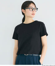 棉質純色箱型剪裁短袖上衣(U.S. COTTON BOX T-shirt )