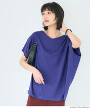 【早秋新品】 棉質蝙蝠袖V領T-Shirt