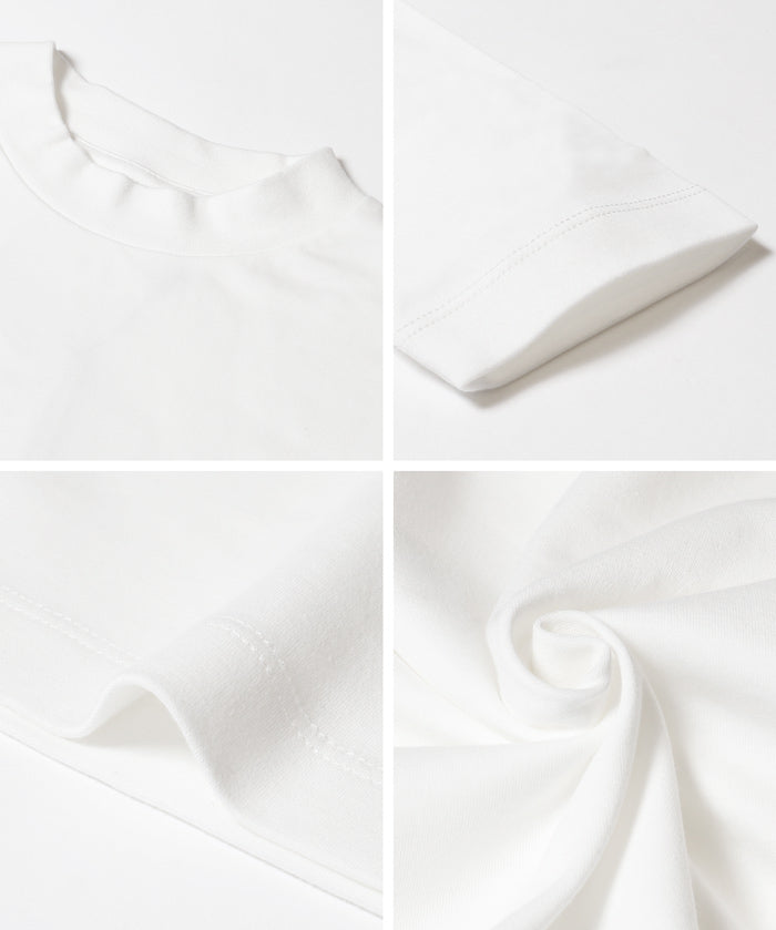 男裝基礎款半高領長袖上衣T恤