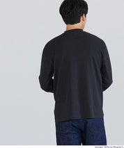 男裝基礎款半高領長袖上衣T恤