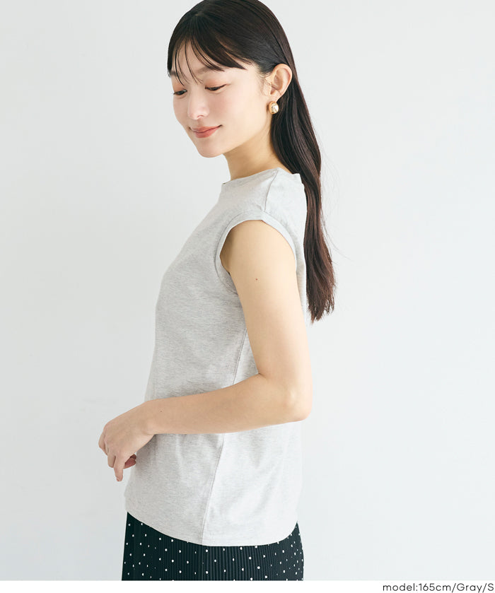 棉質純色無袖上衣 背心(U.S. COTTON  Sleeveles)
