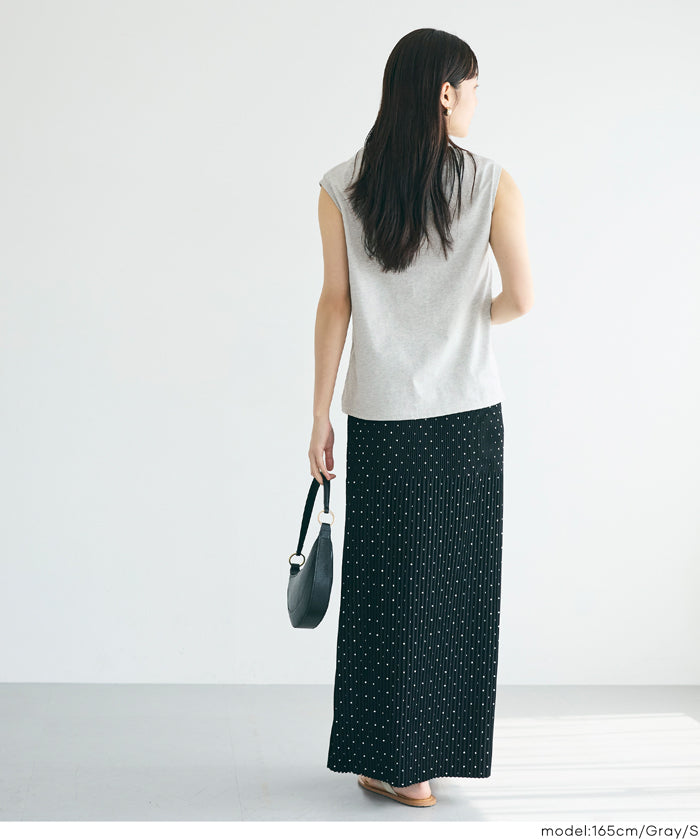 棉質純色無袖上衣 背心(U.S. COTTON  Sleeveles)
