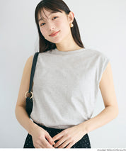 棉質純色無袖上衣 背心(U.S. COTTON  Sleeveles)