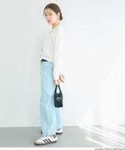 春日合身圓領針織外套