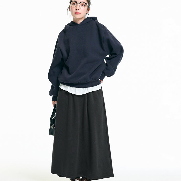 【保暖內刷毛】優雅A字長裙