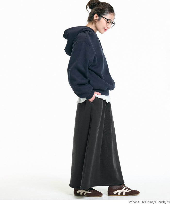 【保暖內刷毛】優雅A字長裙