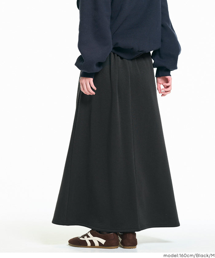 【保暖內刷毛】優雅A字長裙