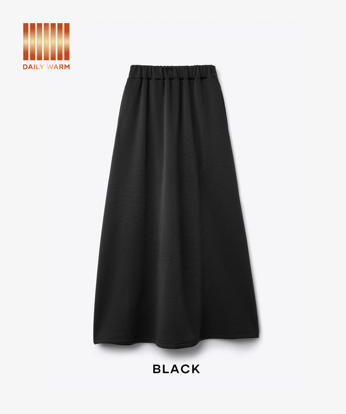 【保暖內刷毛】優雅A字長裙