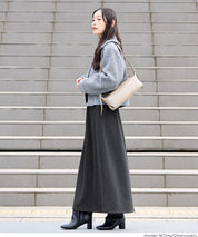 【保暖內刷毛】優雅A字長裙