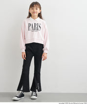 童裝刺繡造型喇叭牛仔褲