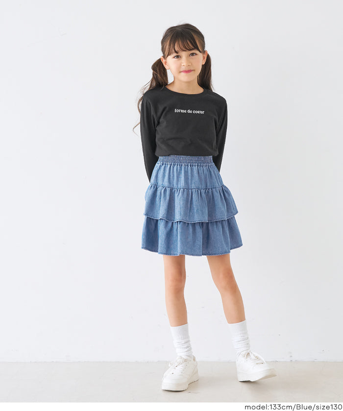 童裝兩件式 長袖T-shirt+外罩小背心