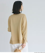 UVCUT 薄款V領中長針織外套