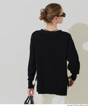 UVCUT 薄款V領中長針織外套