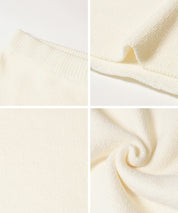 可機洗 可配套雪尼爾直筒針織半裙